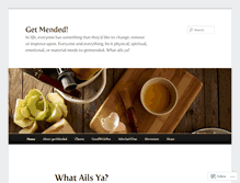 Tablet Screenshot of getmended.com